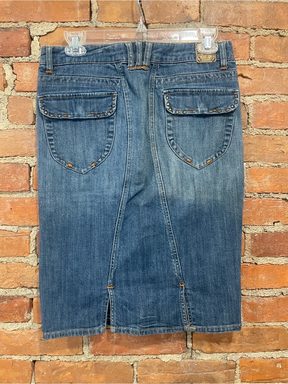 Vintage Y2K Candie's Denim Skirt with studs | Size 7 | Excellent Condition